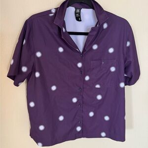 Mountain Hardwear Purple Hiking Shirt Woman’s Medium